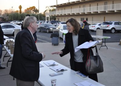 Collecting signatures to be on the ballot