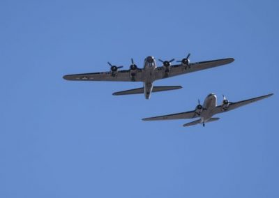 B17 & DC3 Fly Over